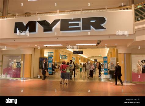 myer in store shopping.